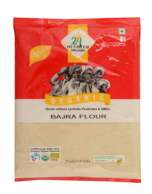 24 Mantra Bajra Flour 500gm
