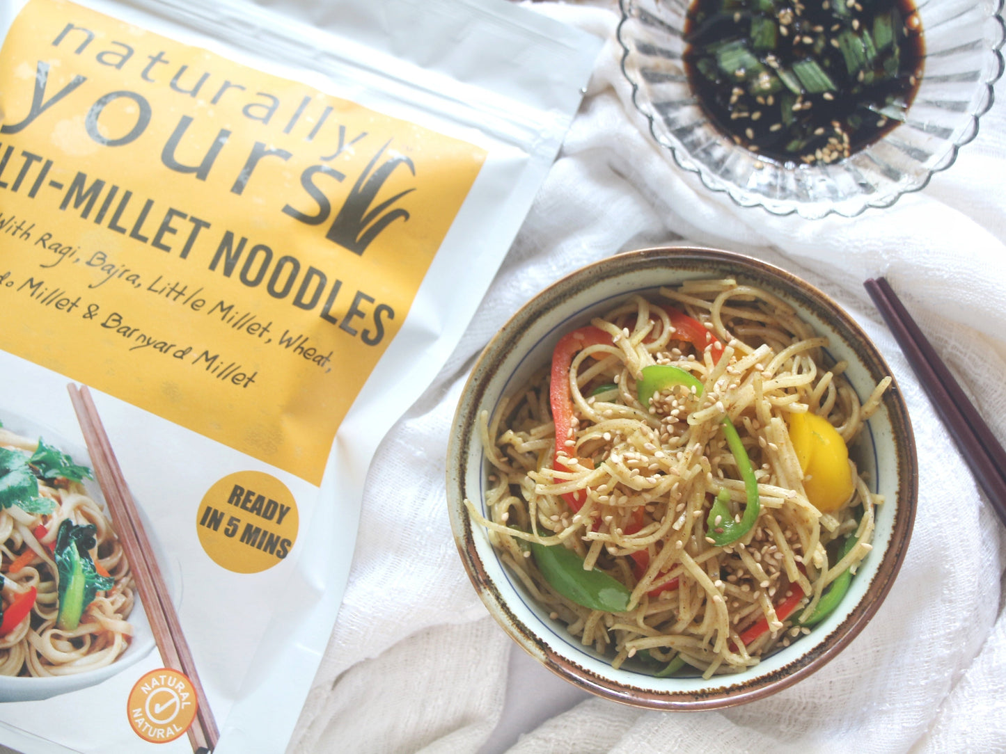Naturally Yours Multi-Millet Noodles, 180 Gm