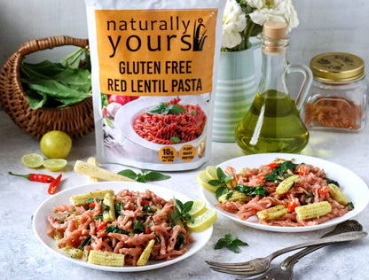 Naturally Yours Gluten Free red Lentil Pasta