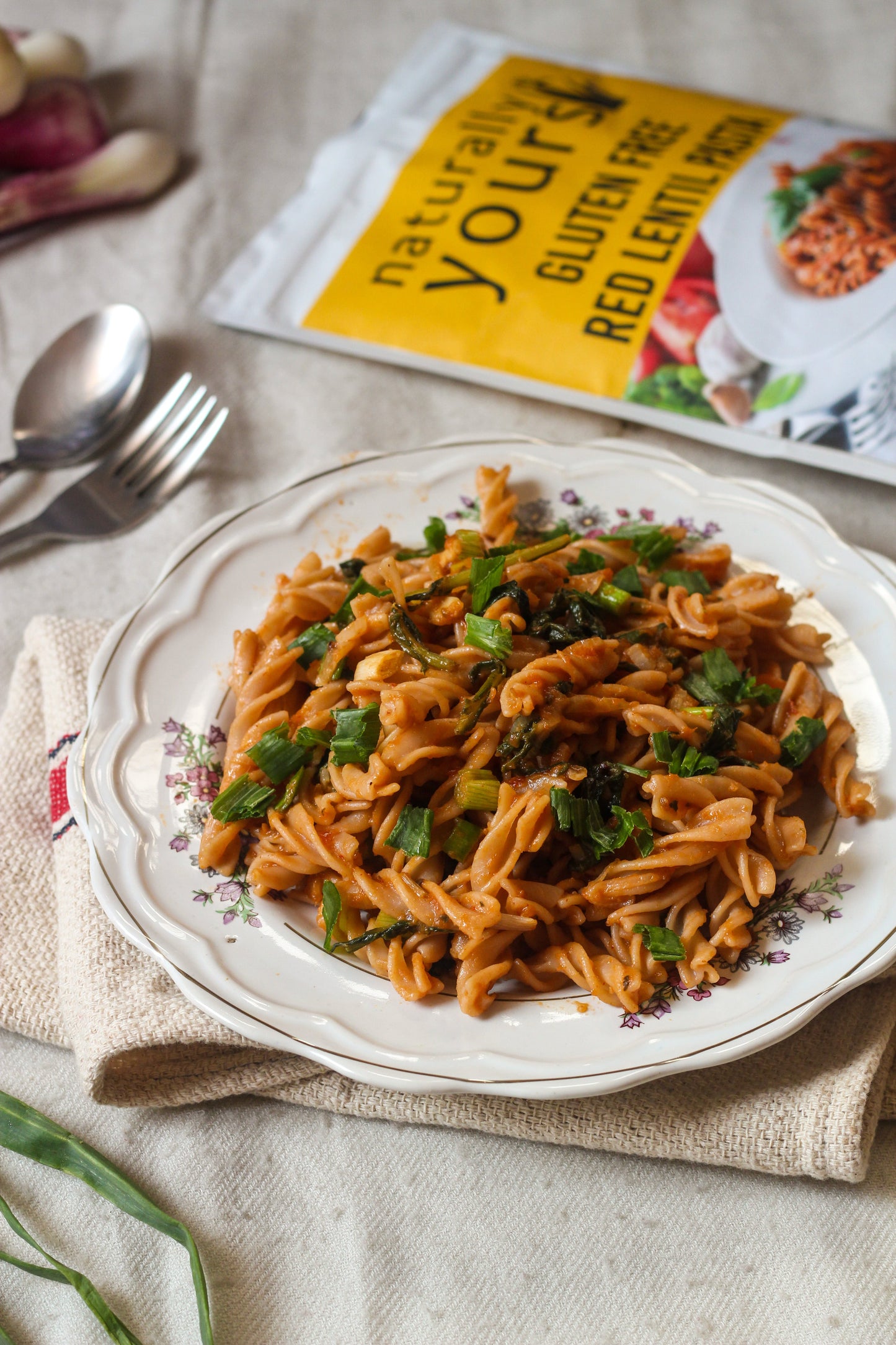 Naturally Yours Gluten Free red Lentil Pasta