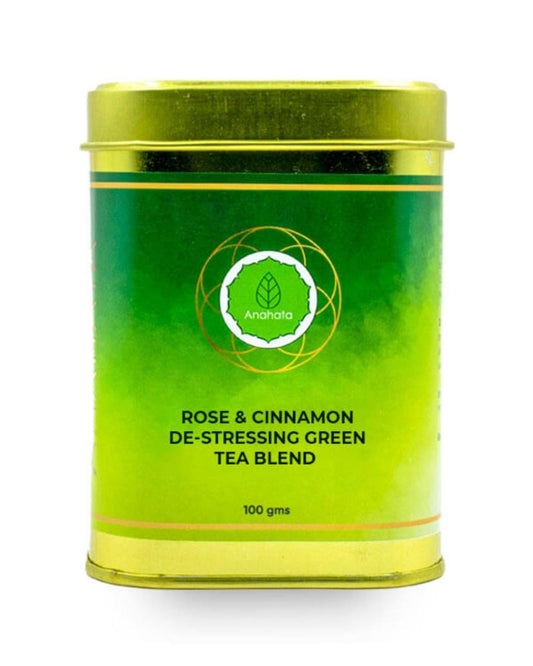 ANAHATA ROSE & CINNAMON DE-STESSING GREEN TEA BLEND