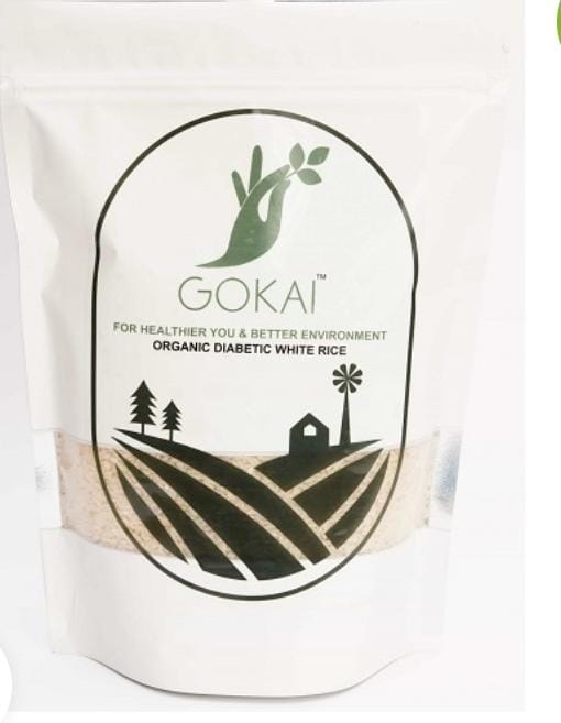 Organic Diabetic White Rice Gokai 1kg
